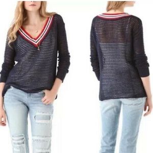 Free People Shredded Sport Sweater size M